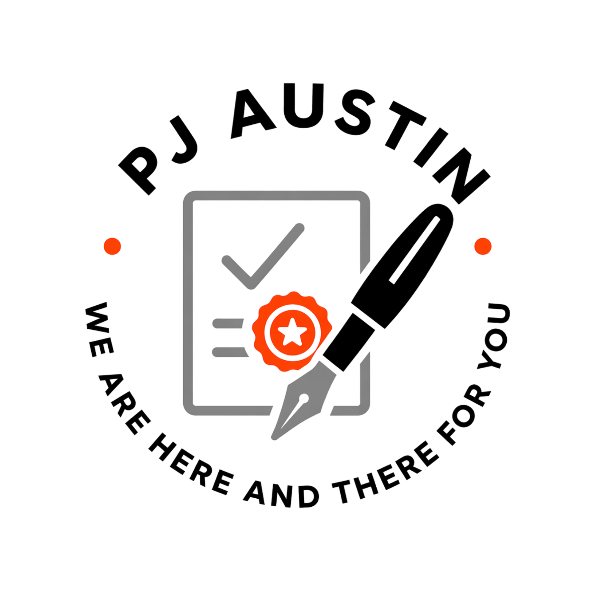 PJ Austin Mobile Notary Logo